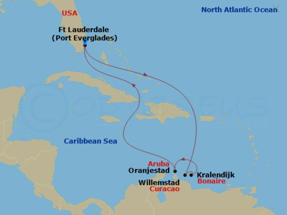 Celebrity 8 nights Caribbean Cruise ABC Islands