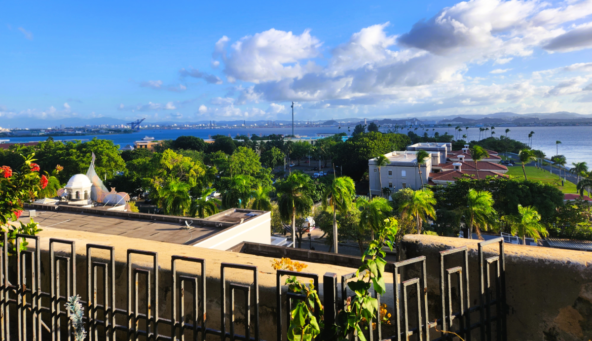 Scenic overlook of San Juan, Puerto Rico with ocean views and historic architecture – popular Caribbean cruise port