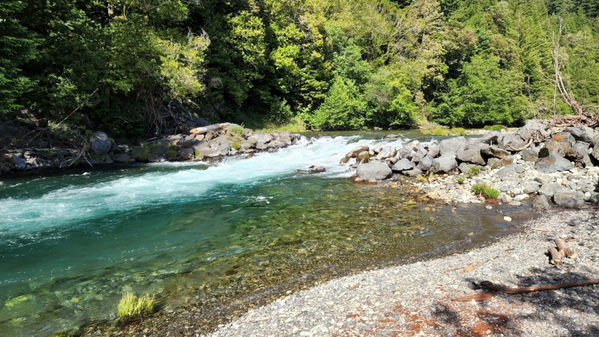 Elk River Salmon Hatchery near Port Orford Oregon