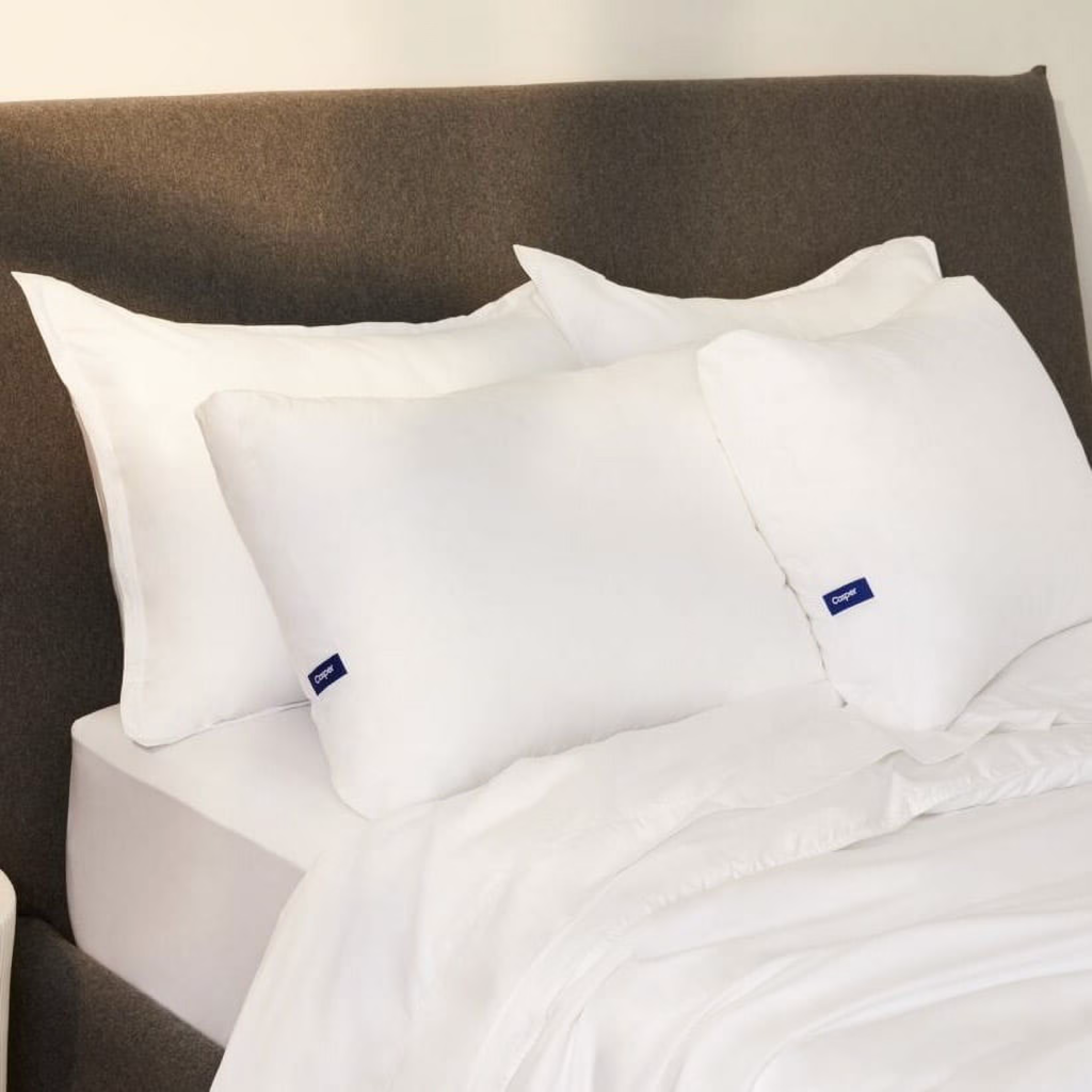 Casper pillow for better sleep while traveling