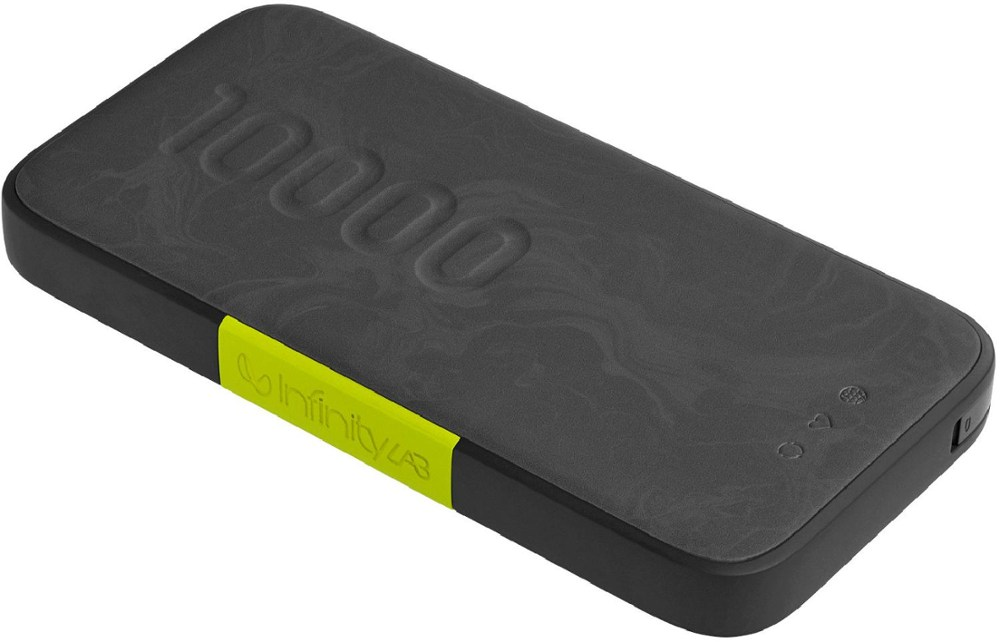 InfinityLab InstantGo 10000 Power Bank with 10,000mAh fast-charging USB charger