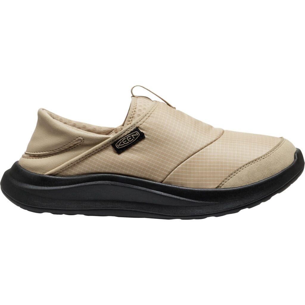 Keen Whyser Slip-Ons lightweight slip-on camp shoes in tan