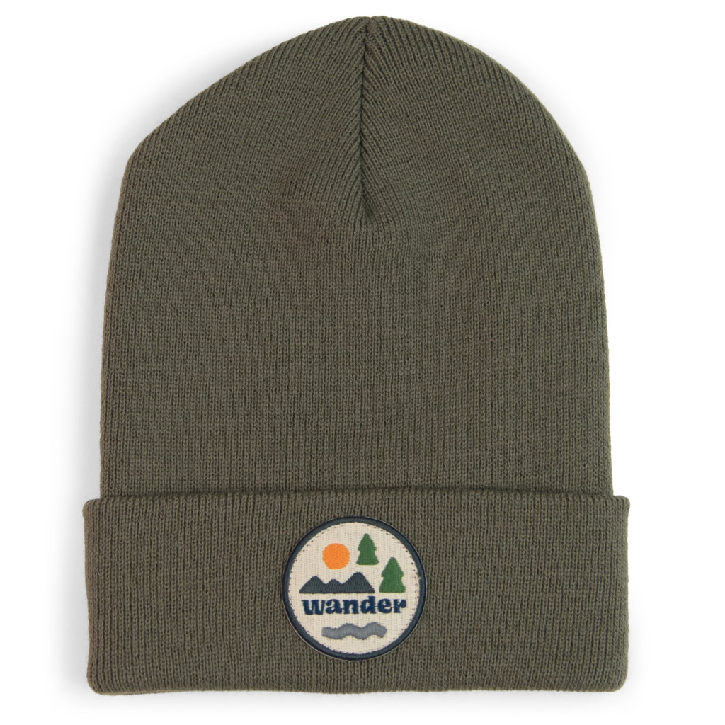 Kids knit beanie for winter and holiday adventures