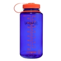 Nalgene Sustain 32 oz water bottle in blue with orange cap