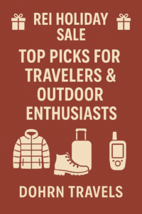 REI Holiday Sale Pin – Top Picks for Travelers and Outdoor Lovers