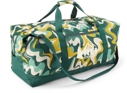REI Roadtripper Duffel 60L in green patterned design for travel and outdoor adventures