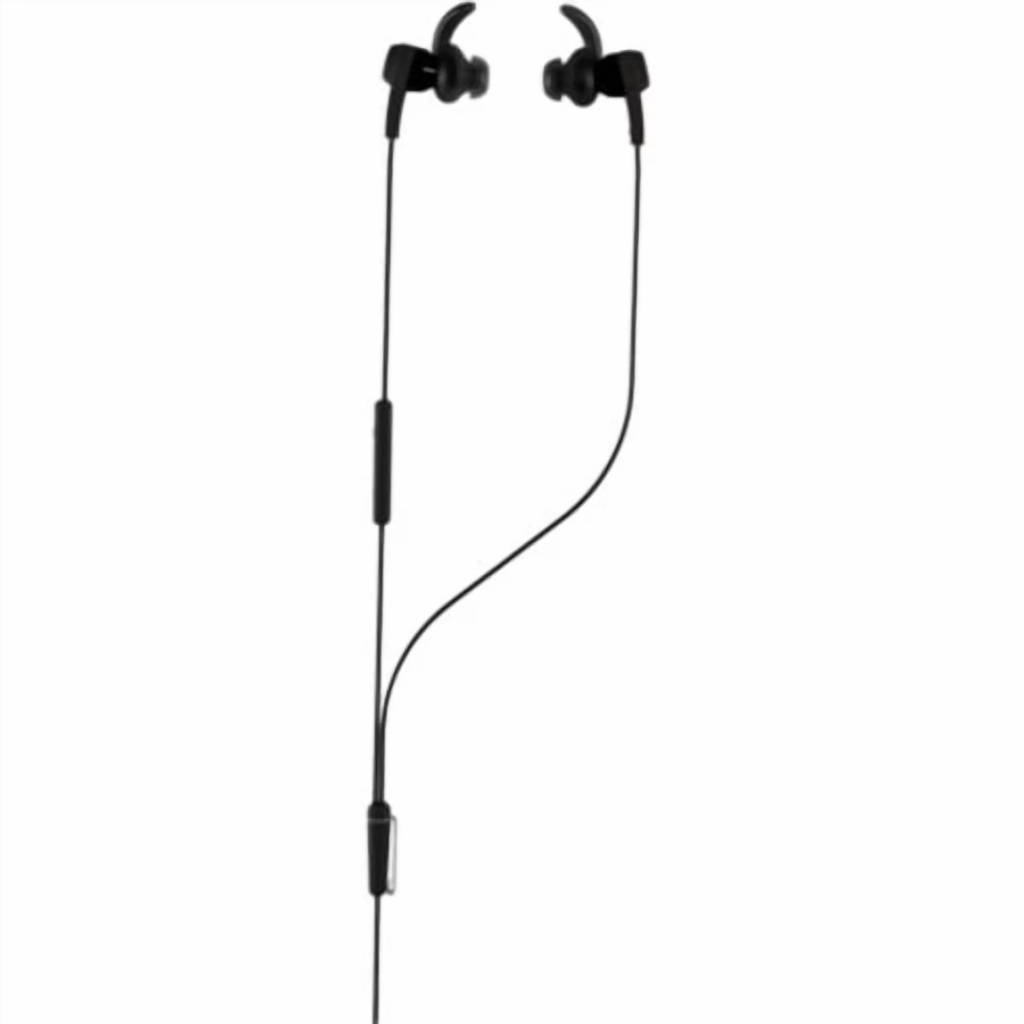 JBL wired earphones with 3.5 mm jack for airline screens and travel entertainment.