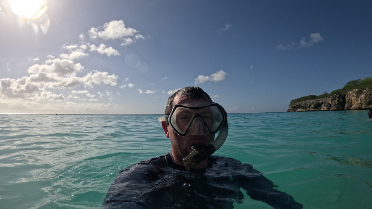 Snorkeling at 1000 Steps Bonaire - Dohrn Travels Snorkeling at 1000 Steps Beach in Bonaire during a cruise port day