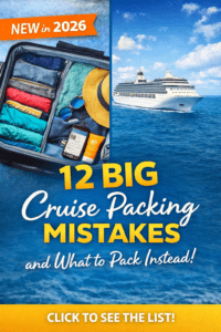 Cruise packing mistakes to avoid what not to pack for a cruise travel tips