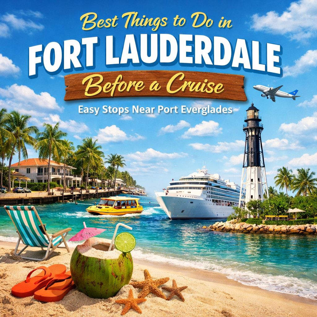 Fort Lauderdale Before a Cruise Guide | Dohrn Travels Best things to do in Fort Lauderdale before a cruise near Port Everglades