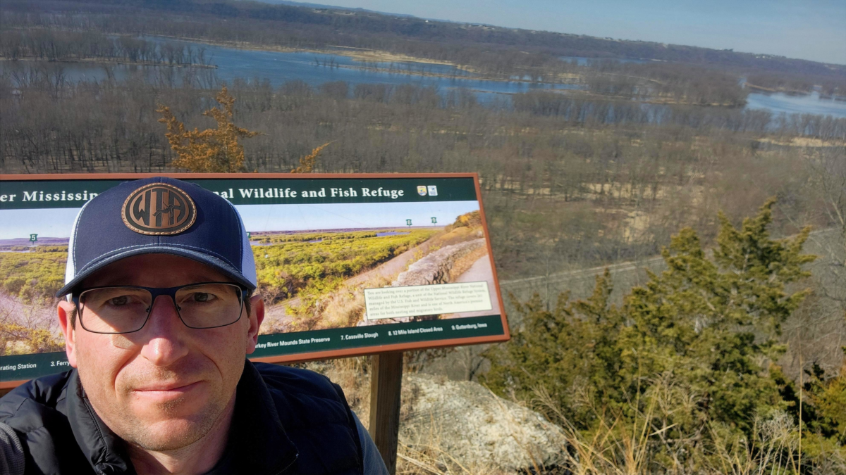 Nelson Dewey State Park overlook Cassville WI Mississippi River view