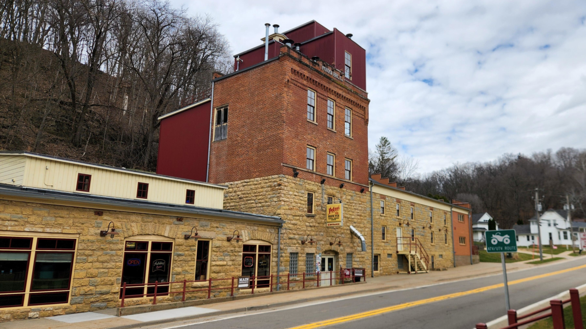 Potosi Brewery exterior near Cassville WI things to do