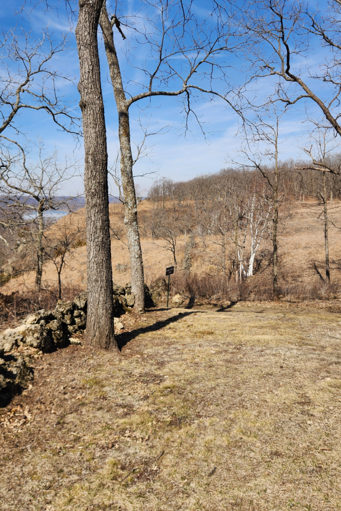 Open prairie and bluff landscape near Cedar Point Trail at Nelson Dewey State Park