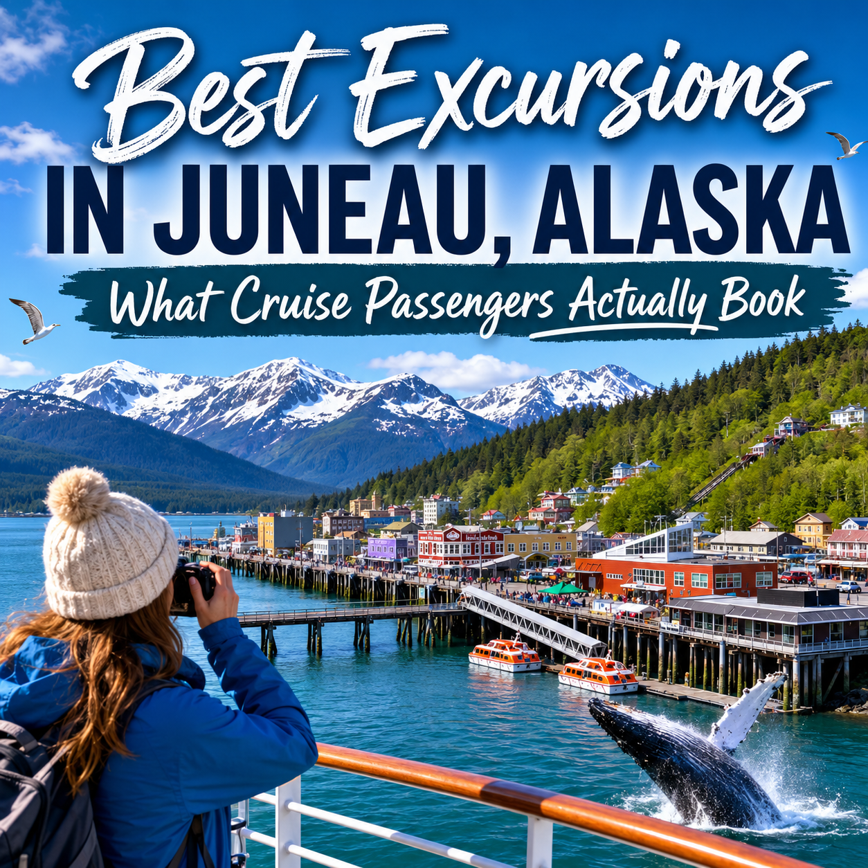 Best excursions in Juneau Alaska including whale watching and glacier tours