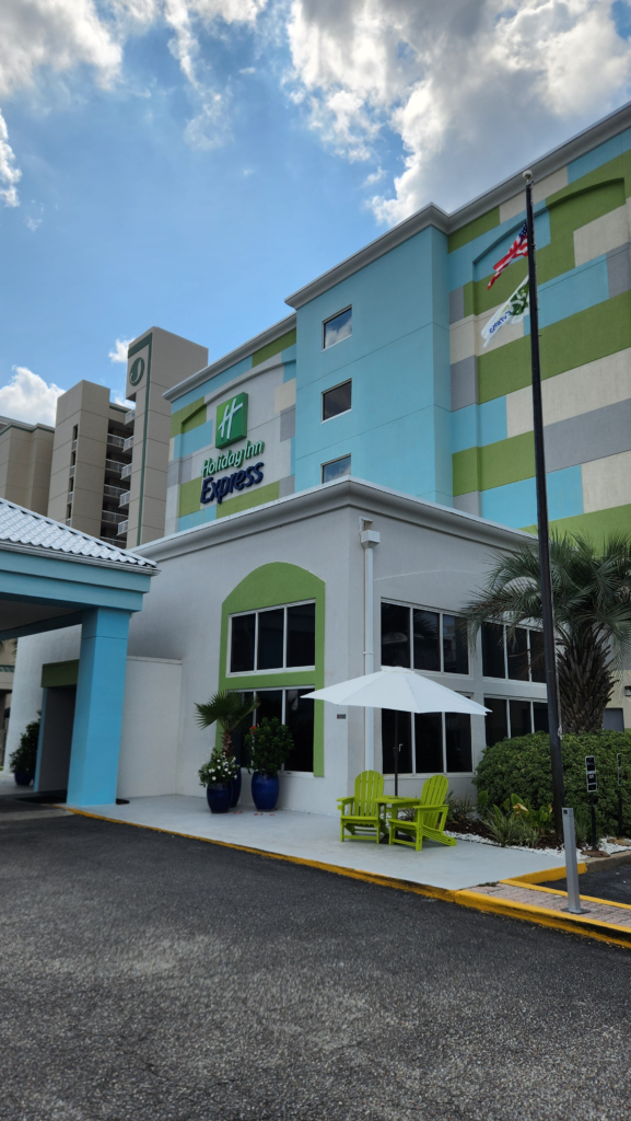 Exterior of Holiday Inn Express Orange Beach-on the Beach in Alabama